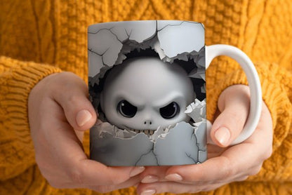 Halloween Sublimation Mug 3d