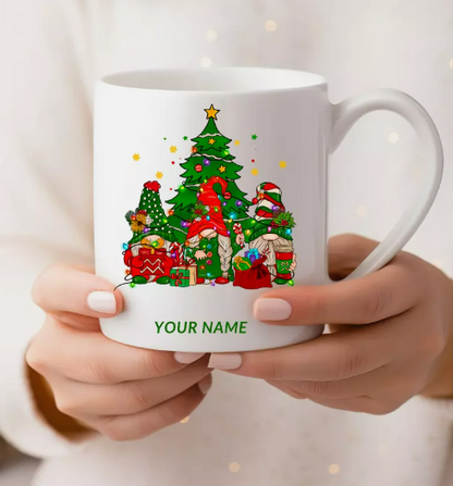 PERSONALISED CHRISTMAS Mug, Secret Santa Gift, Personalised Mug, Name Mug Gift pattern5