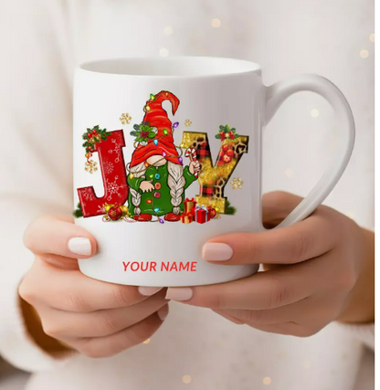 PERSONALISED CHRISTMAS Mug, Secret Santa Gift, Personalised Mug, Name Mug Gift pattern6