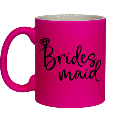 Personalized NEON Mug PINK - your txt or plain mug