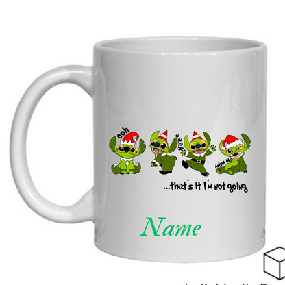 Personalised Magical Stitch Secret Santa Gift, Personalised Mug, Name Mug Gift