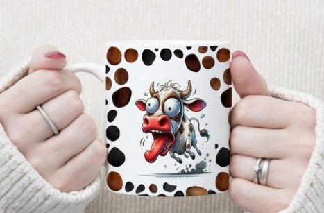 Funny Cow - print Coffee Mug