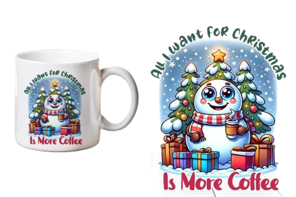 CHRISTMAS Funny Snowman Mug Sublimation Xmas Mug Gift