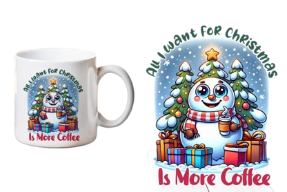 CHRISTMAS Funny Snowman Mug Sublimation Xmas Mug Gift