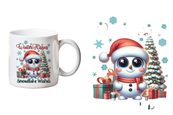 CHRISTMAS Funny Snowman Mug Sublimation Xmas Mug Gift