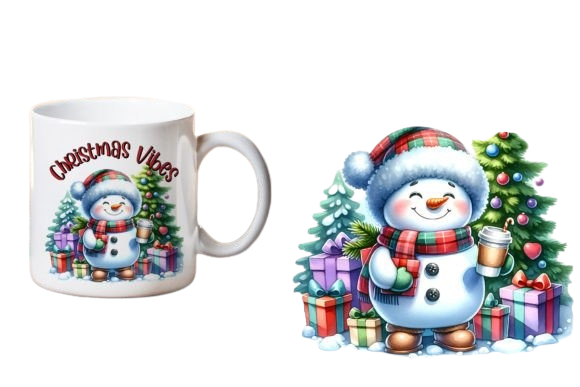 CHRISTMAS Funny Snowman Mug Sublimation Xmas Mug Gift