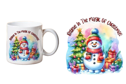 CHRISTMAS Funny Snowman Mug Sublimation Xmas Mug Gift