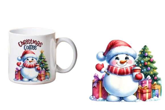 CHRISTMAS Funny Snowman Mug Sublimation Xmas Mug Gift