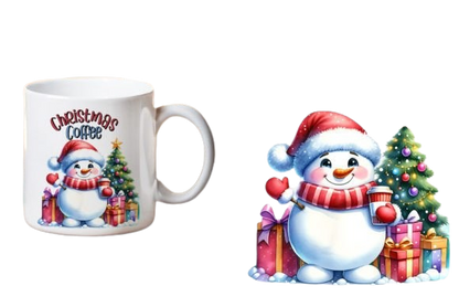 CHRISTMAS Funny Snowman Mug Sublimation Xmas Mug Gift