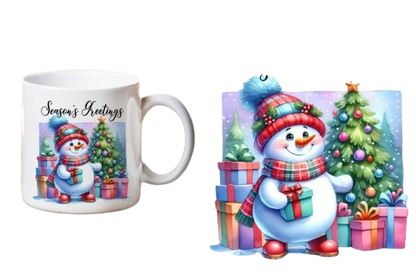 CHRISTMAS Funny Snowman Mug Sublimation Xmas Mug Gift