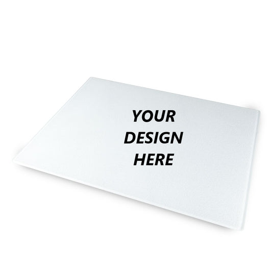 Glass Chopping Cutting Board Clear Worktop Kitchen two sizes A4 and A3