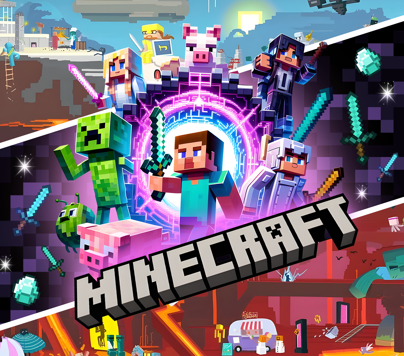 🟩 Minecraft Mug & Mouse Pad Set – Unleash Your Inner Crafter! 🟩