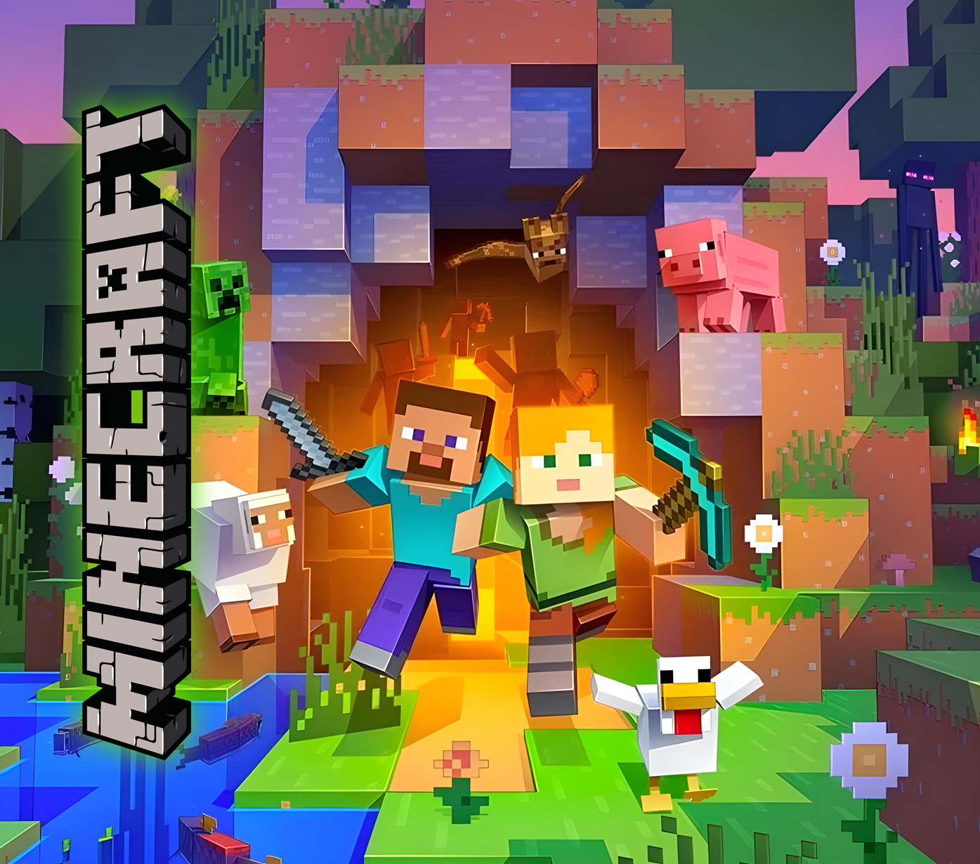 🟩 Minecraft Mug & Mouse Pad Set – Unleash Your Inner Crafter! 🟩