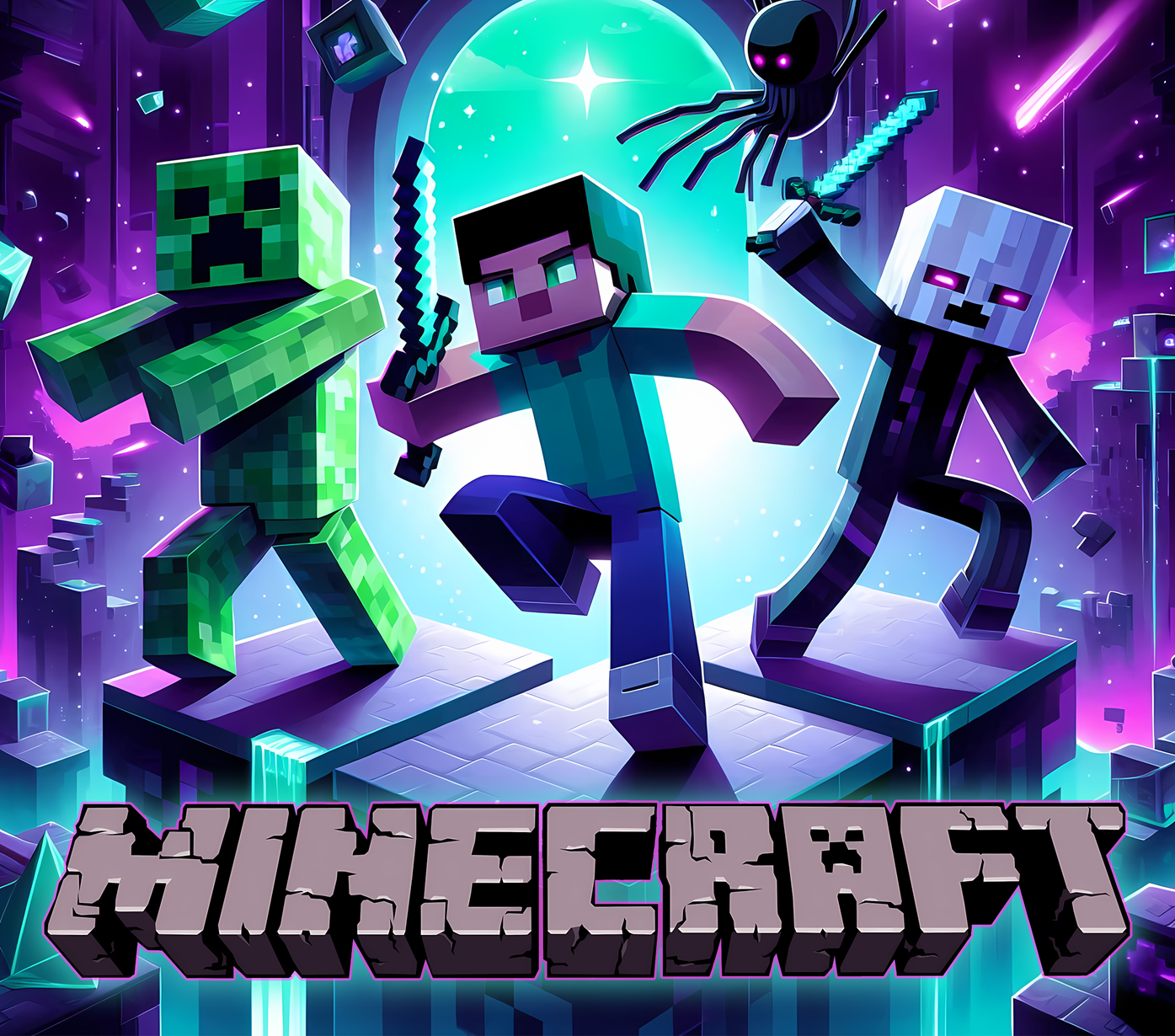 🟩 Minecraft Mug & Mouse Pad Set – Unleash Your Inner Crafter! 🟩
