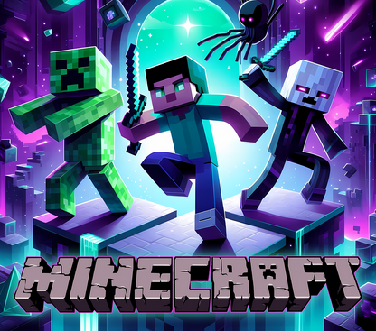 🟩 Minecraft Mug & Mouse Pad Set – Unleash Your Inner Crafter! 🟩
