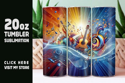 🎵✨ Bluetooth Music Tumbler 20 oz – Colorful, Stylish, and Packed with Fun! ✨🎵