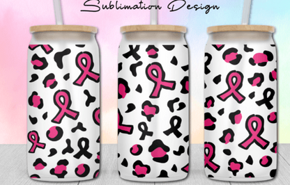 13oz Frosted Glass Tumbler - Kids and Summer Holliday design gifts 12 patterns