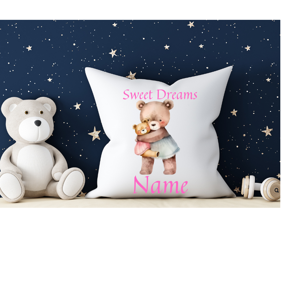 Personalised Cute Cushion Case Cushion Cover Baby Baby Gift pattern 1