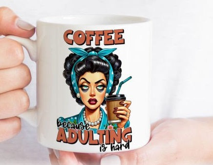 Sarcastic Coffee Mug Sublimation, Retro