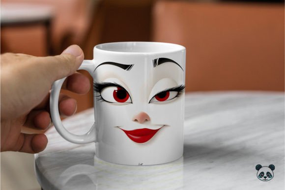 Funny Sarcastic Women Face 3D Mug