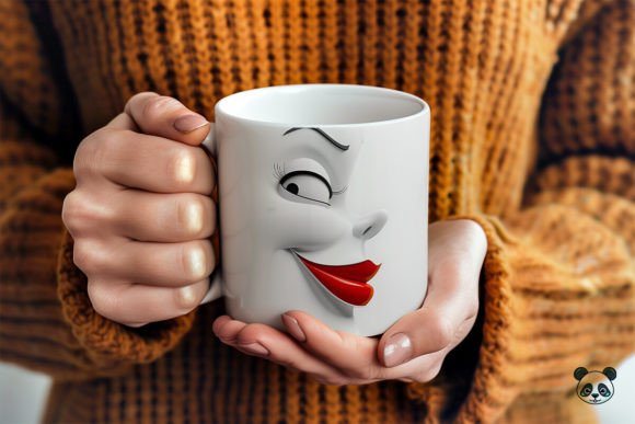 Funny Sarcastic Women Face 3D Mug