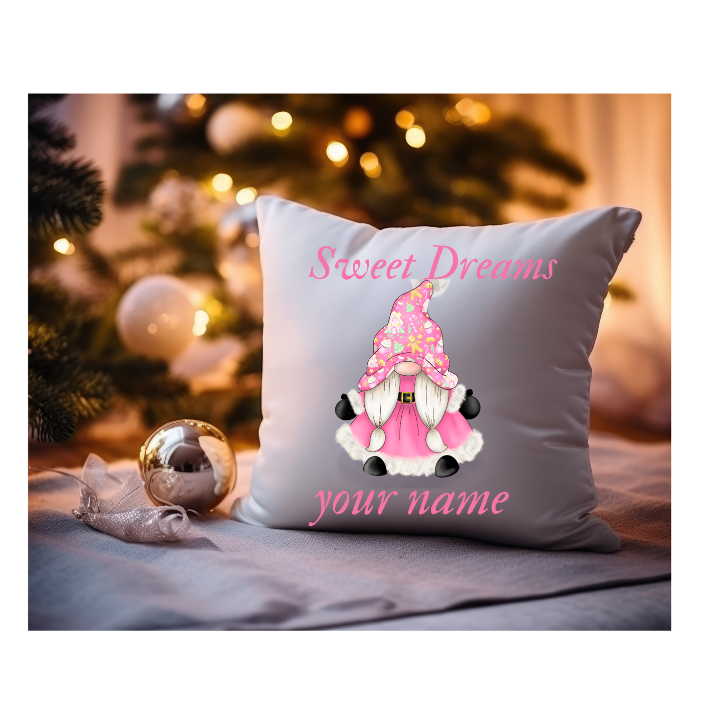 Personalised Cute Cushion Case Cushion Christmas Pillow Case, christmas gift pattern 12