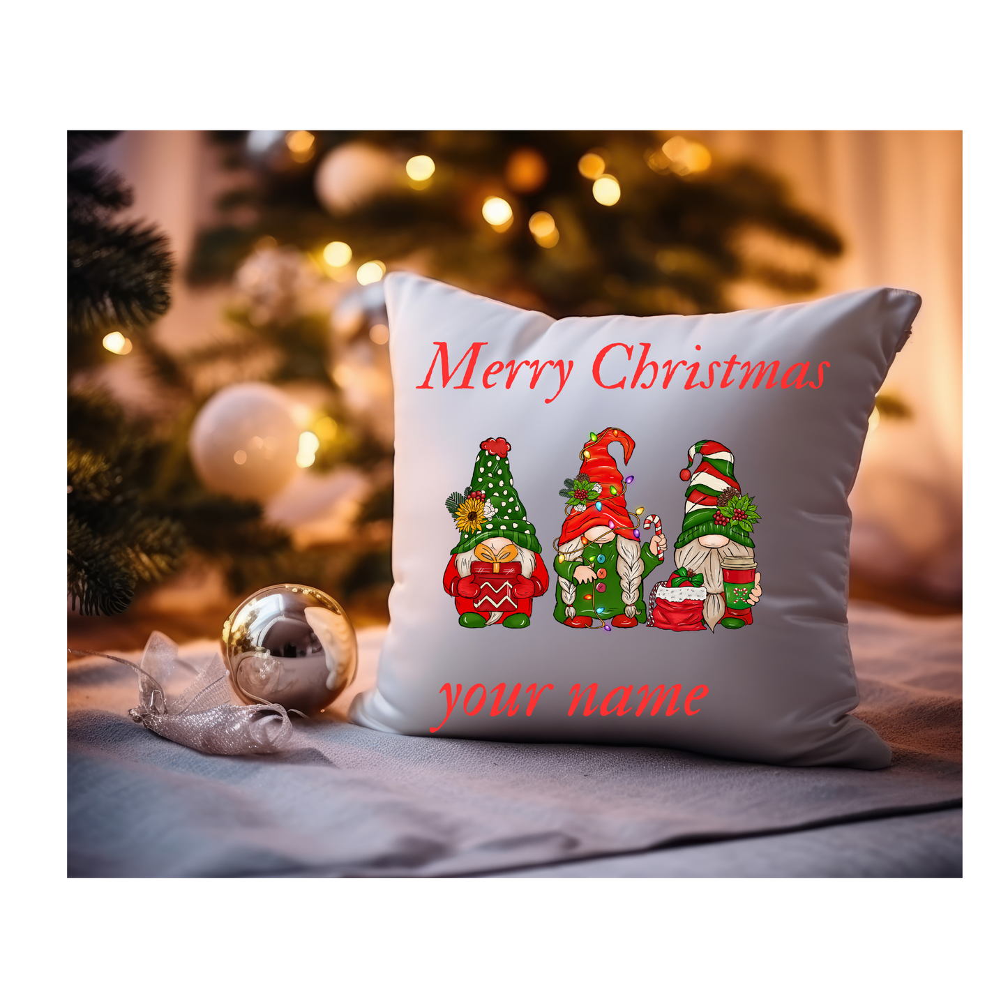 Personalised Cute Cushion Case Cushion Christmas Pillow Case, christmas gift pattern3