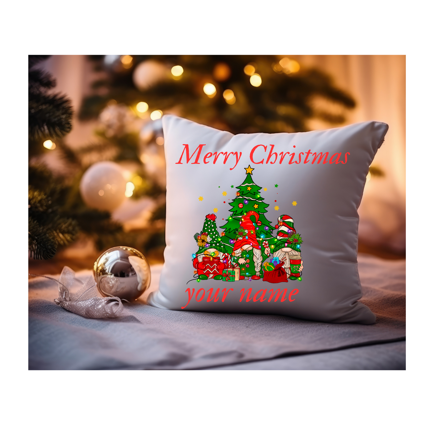 Personalised Cute Cushion Case Cushion Christmas Pillow Case, christmas gift pattern4