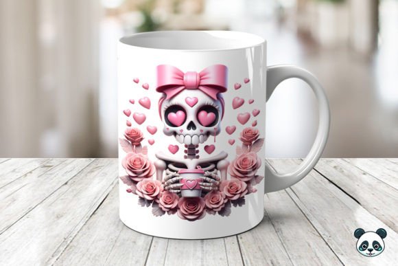 Skeleton 3D Mug Wrap Sublimation