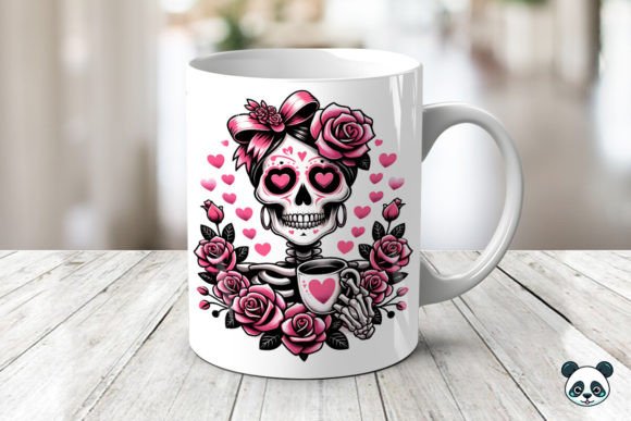 Skeleton 3D Mug Wrap Sublimation