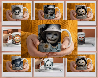 Halloween Sublimation Mug 3d