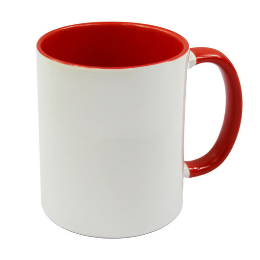 Personalized Colour  Mug red- your picture or txt