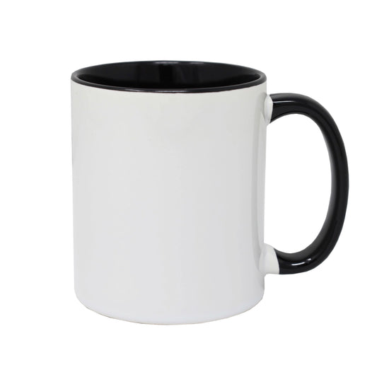 Personalized Colour  Mug black- your picture or txt